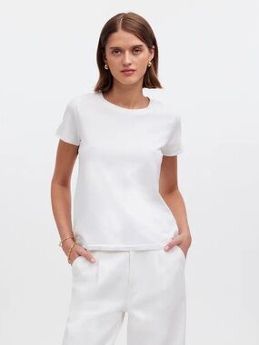 NWT Madewell Northside Vintage Tee white women's small classic minimal basic